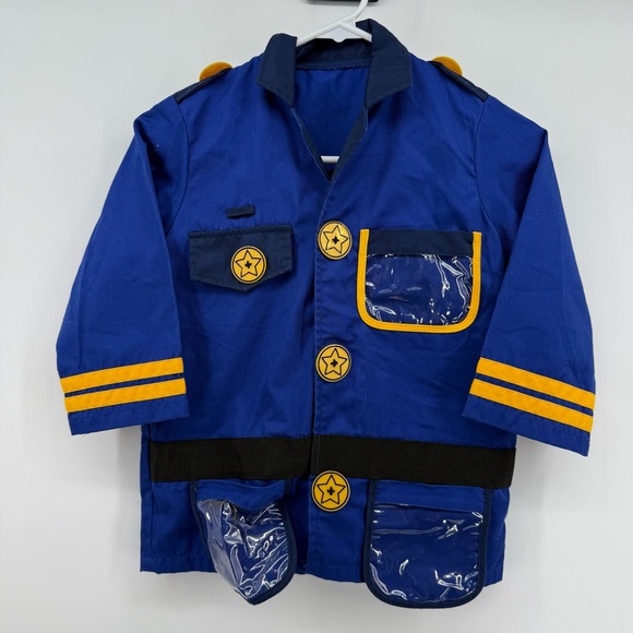 Melissa & Dog Police Uniform Costume jacket ONLY Cop young kid Halloween costume - Picture 1 of 11